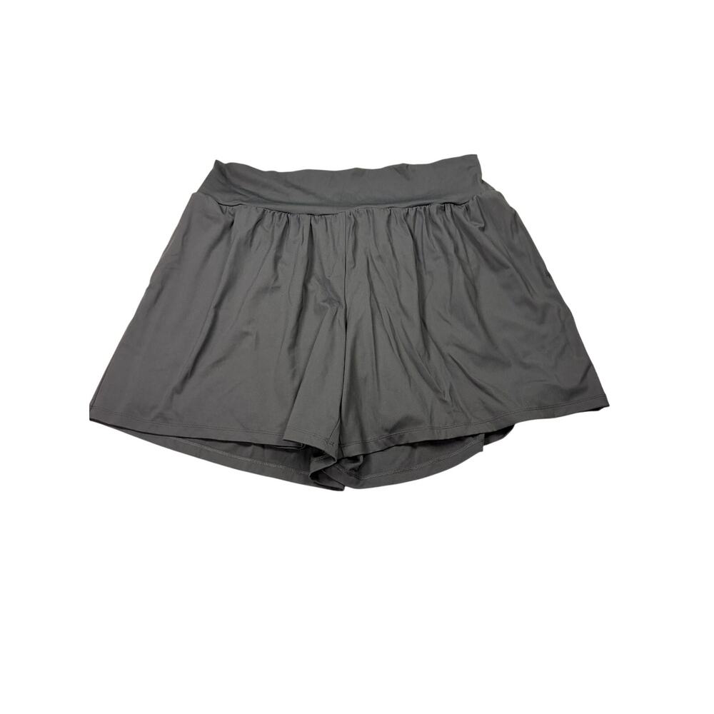 Halara SoftlyZero QuickDry high waisted tummy control running shorts. Size 3X.